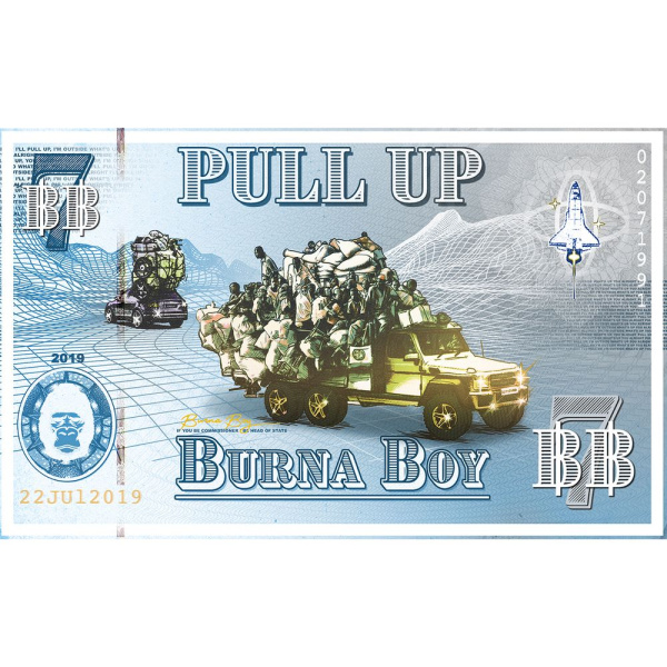 Burna Boy- Pull Up cover art