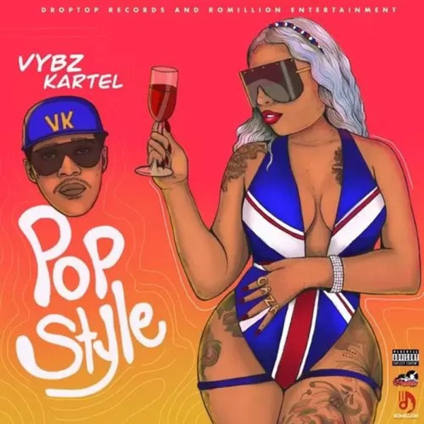 Vybz Kartel-Pop Style cover art