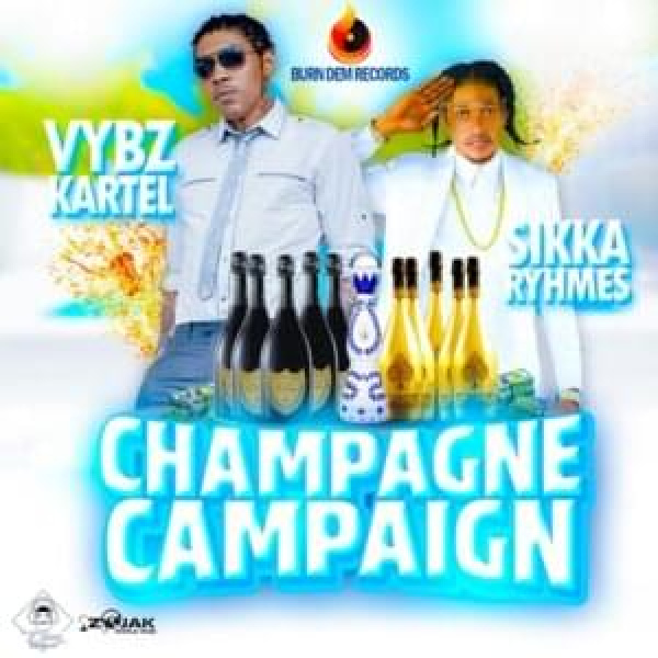 Vybz Kartel-Champagne Campaign cover art