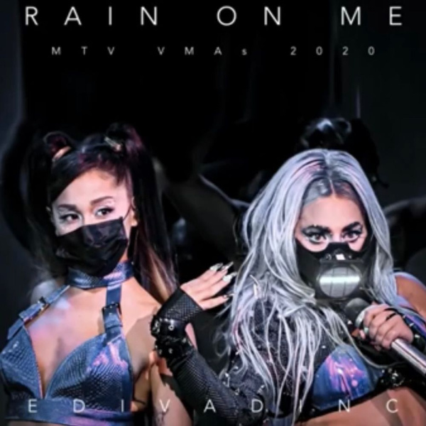 Lady Gaga-Rain On Me cover art