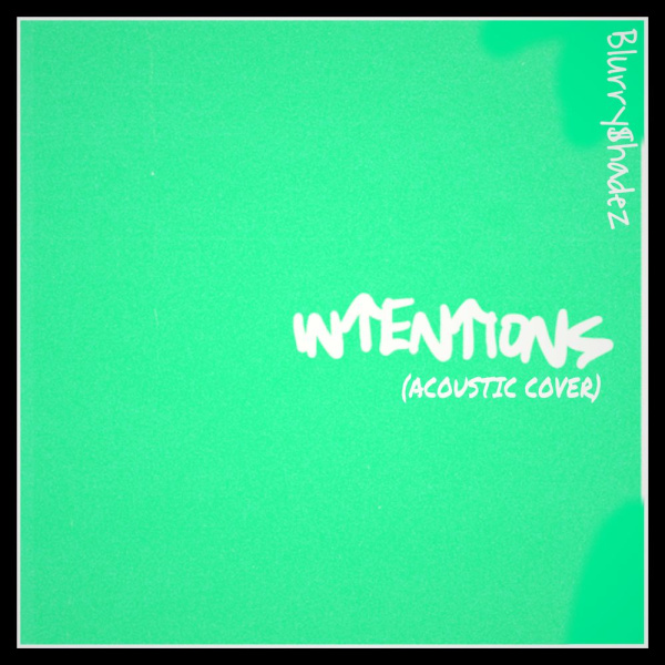 Justin Bieber-Intentions Acoustic cover art