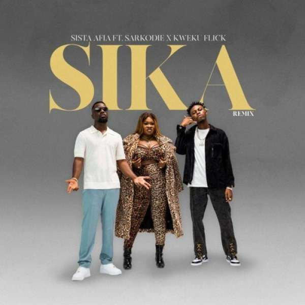 Sista Afia-Sika (Remix) cover art