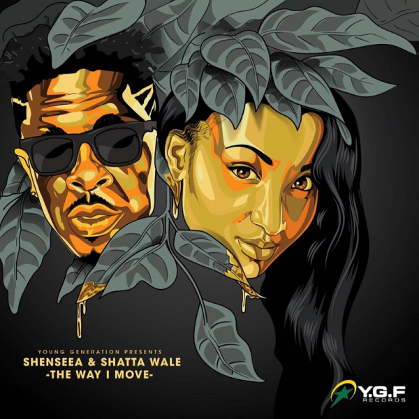 Shenseea, Shatta Wale-The Way I Move cover art