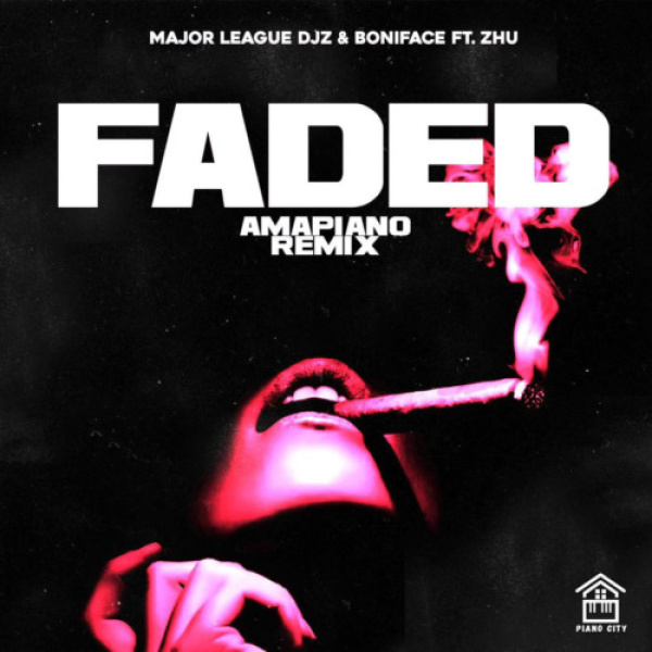 Major League DJz , Boniface-Faded (Amapiano Remix) cover art