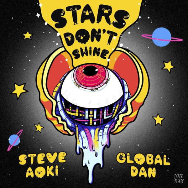 Steve Aoki -Stars Don't Shine cover art