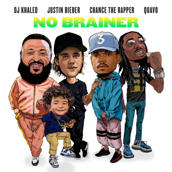 Justin Bieber-No Brainer cover art