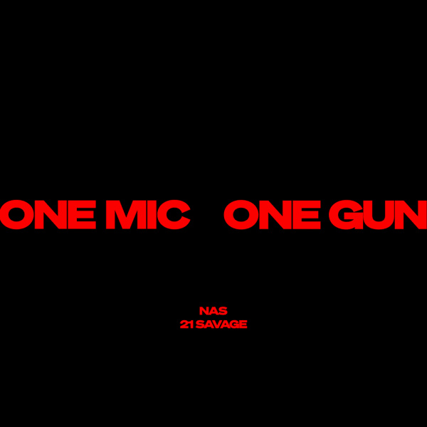 Nas-One Mic, One Gun cover art