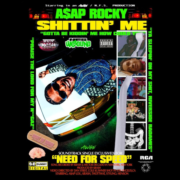 ASAP Rocky-Shittin' Me cover art