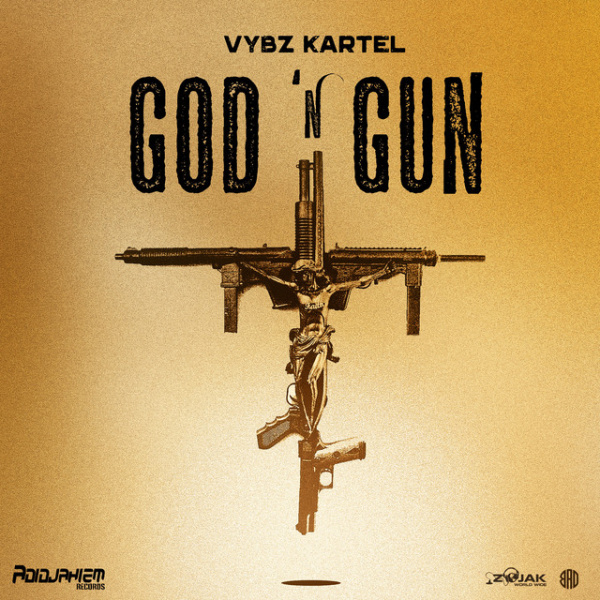 Vybz Kartel-God & Gun cover art