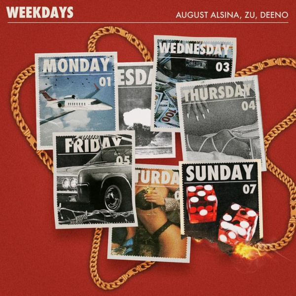 August Alsina-Weekdays cover art