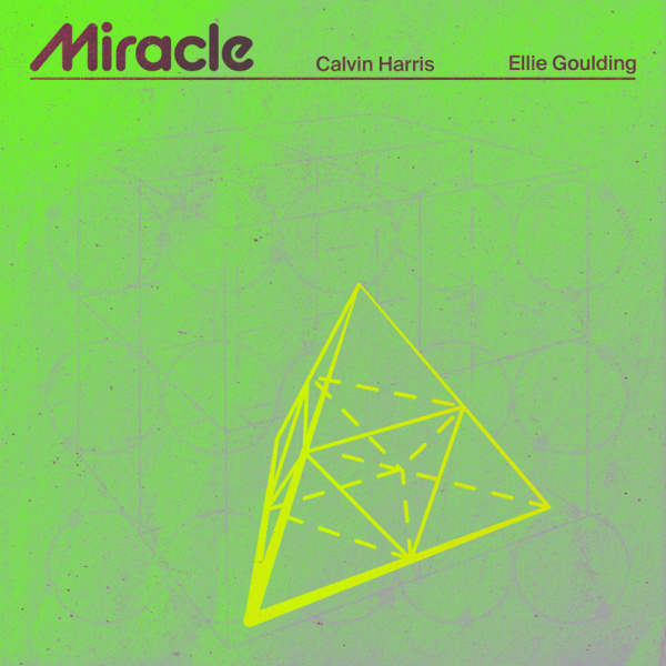 Calvin Harris , Ellie Goulding -Miracle cover art