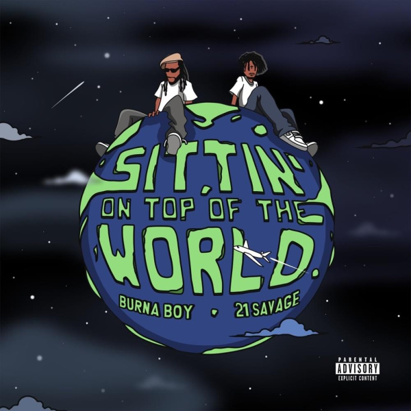 Burna Boy-Sittin' On Top Of The World (Remix) cover art